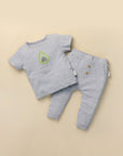 Slouchy Track Pants - Heather Grey Lūmmi in Colour™ Babywear