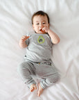 Slouchy Track Pants - Heather Grey Lūmmi in Colour™ Babywear