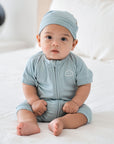 Bamboo beanie - Dusk blue