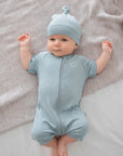 Bamboo beanie - Dusk blue