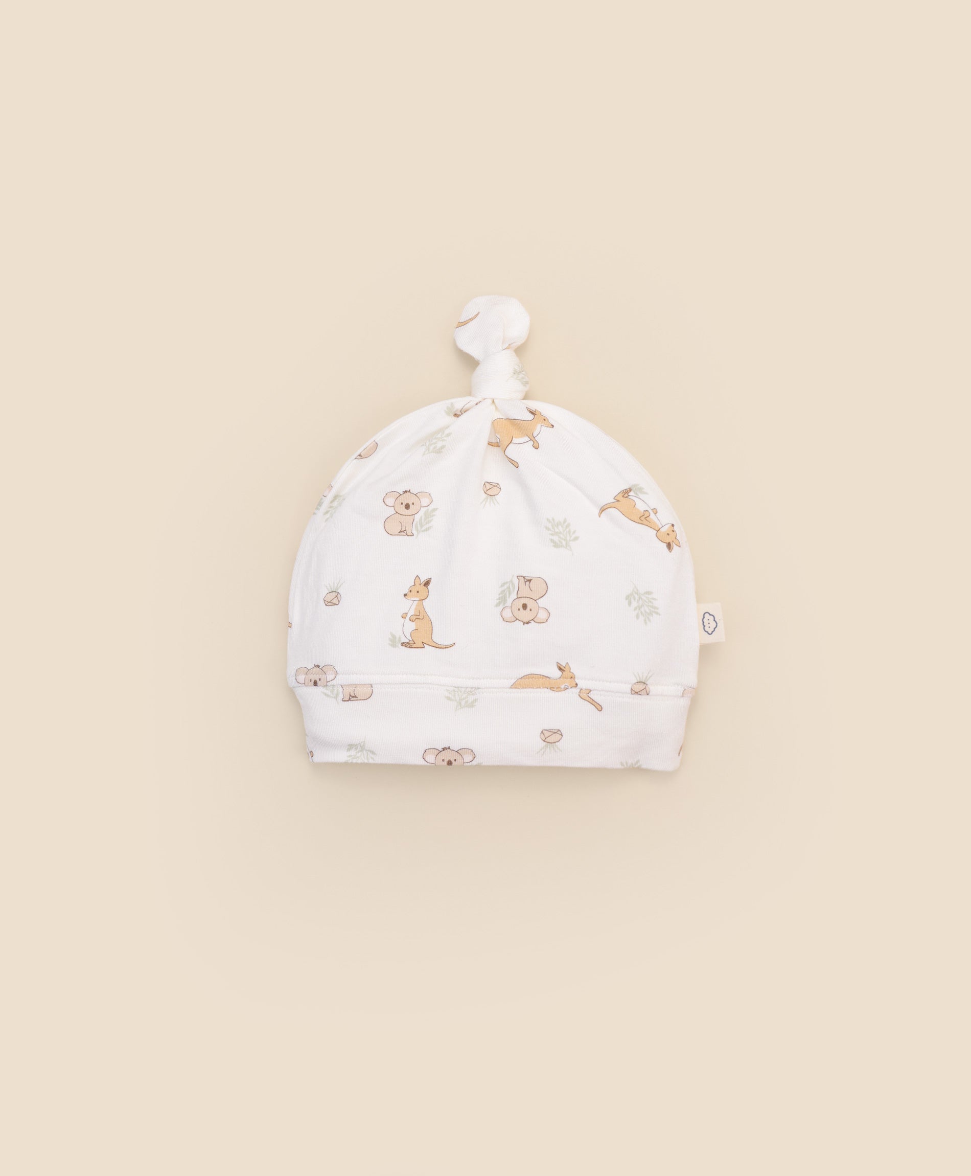 Bamboo beanie - Kangaroo & Koala