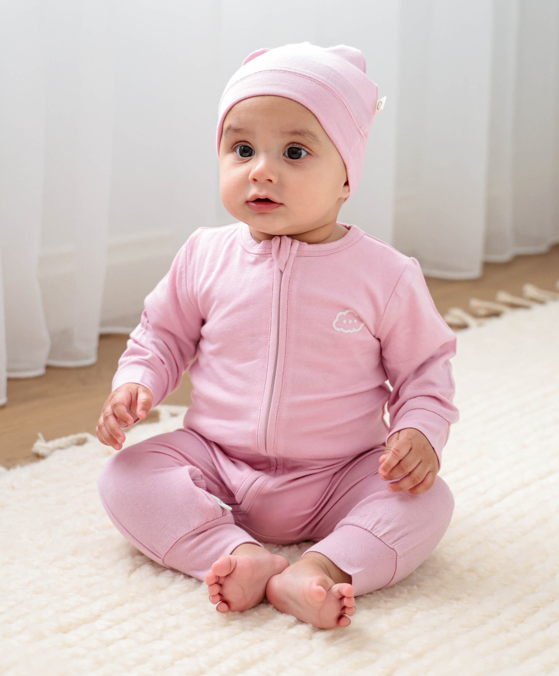Bamboo growsuit - Lavender