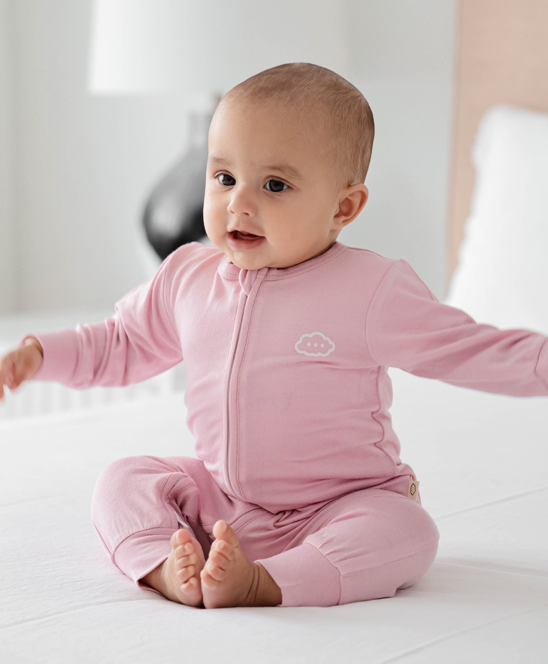 Bamboo growsuit - Lavender