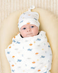 Newborn Baby Beanie - Sea Lummi in Colour Babywear