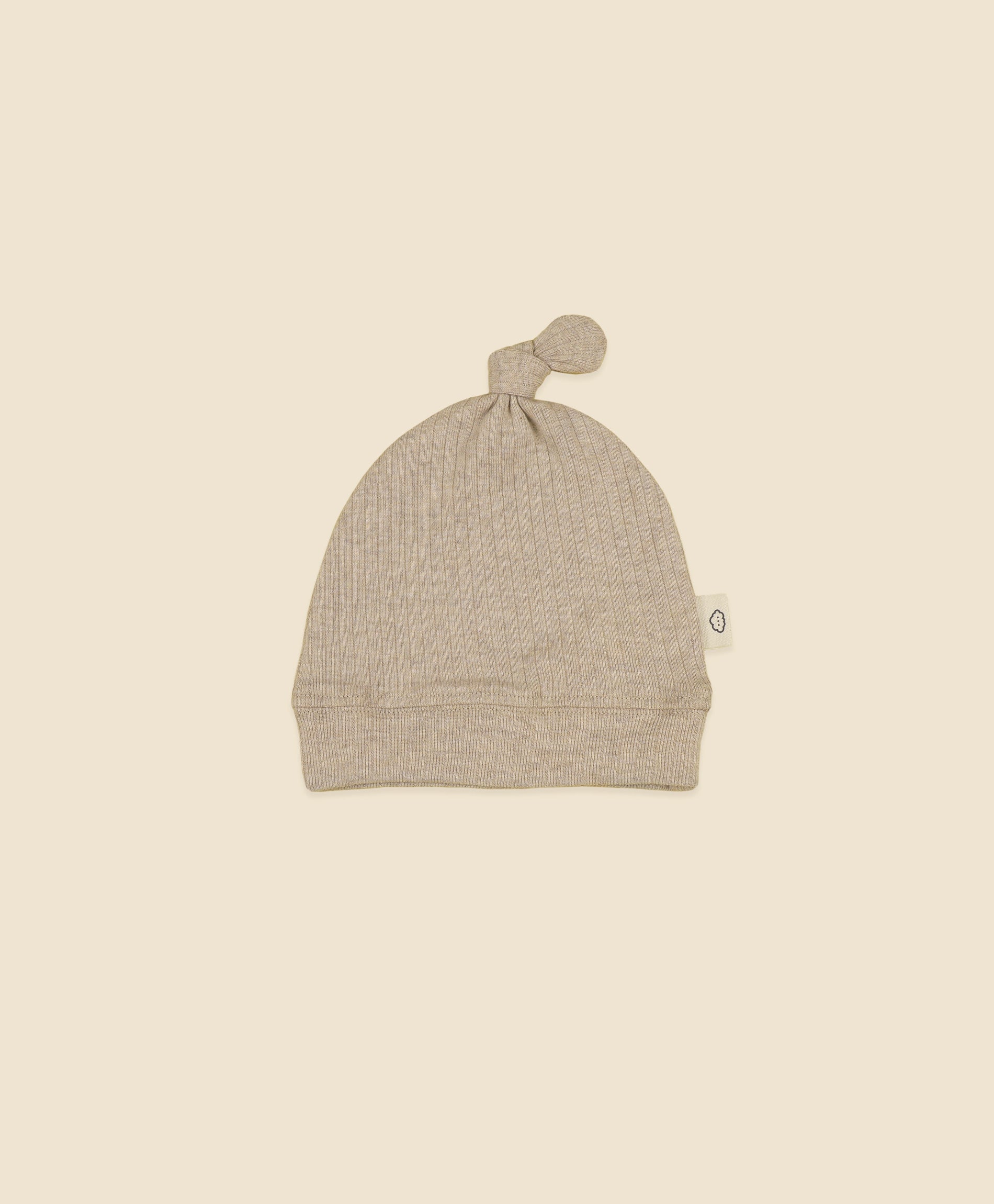 Comfy Beanie - Heather Beige Lūmmi in Colour™ Babywear