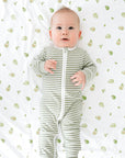 Baby swaddle wrap - Avocados Lummi in Colour Babywear
