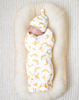 Baby swaddle wrap - Bananas Lummi in Colour Babywear