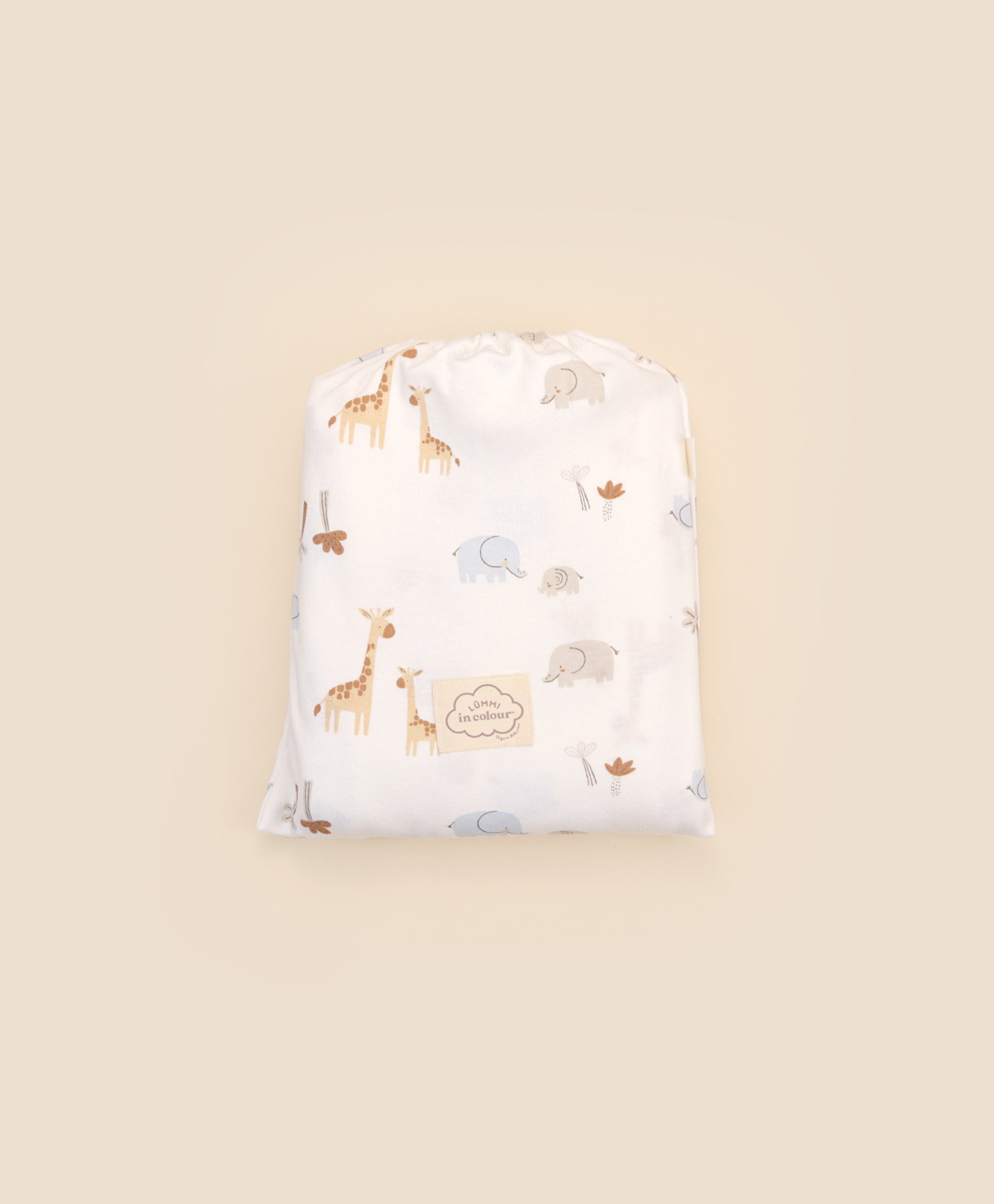 Cot sheet - Safari Lummi in Colour Babywear