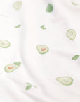 Cot sheet - Avocados Lummi in Colour Babywear