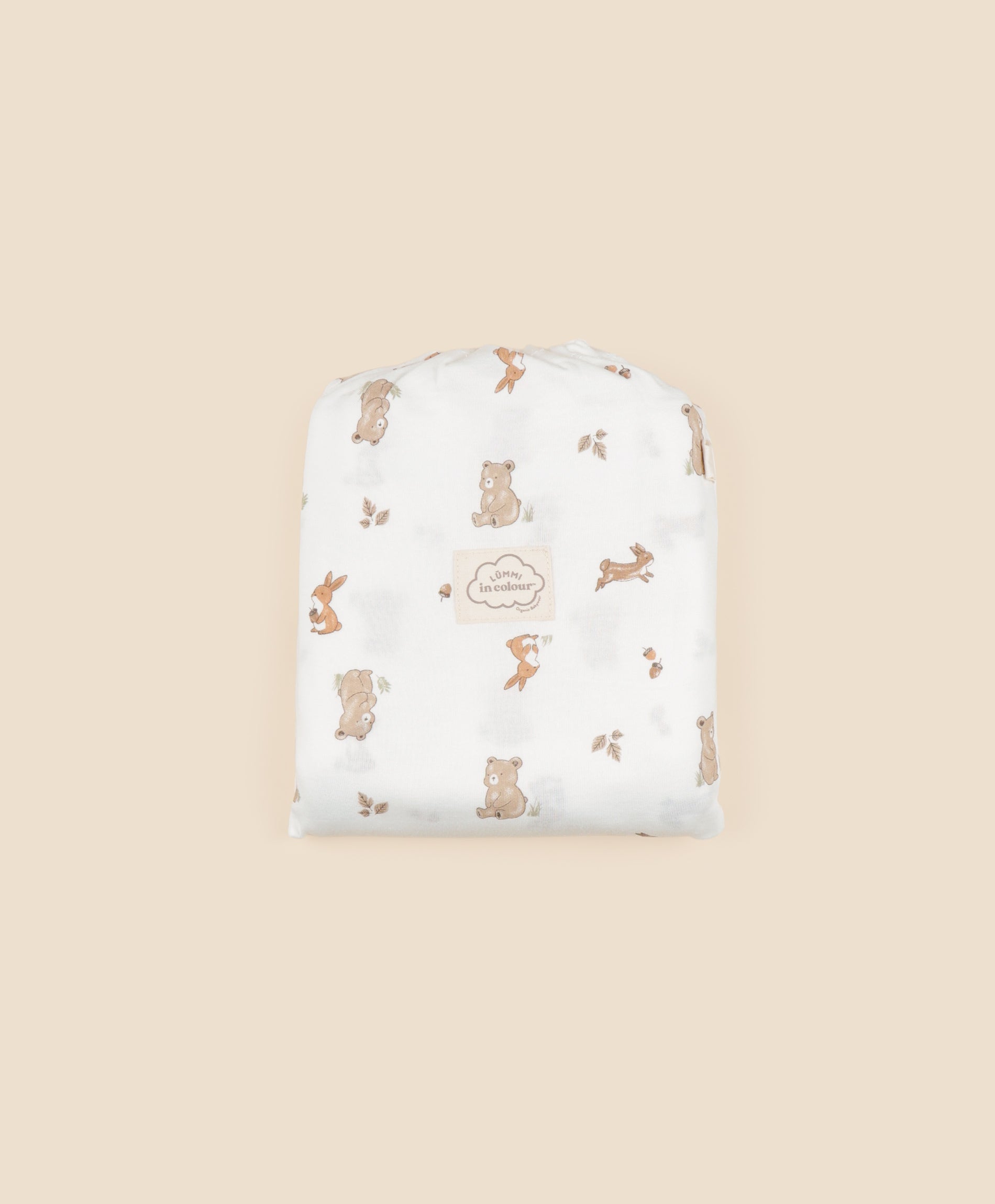 Cot sheet - Bear & Bunny