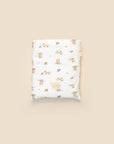 Cot sheet - Bear & Fox Lummi in Colour Babywear