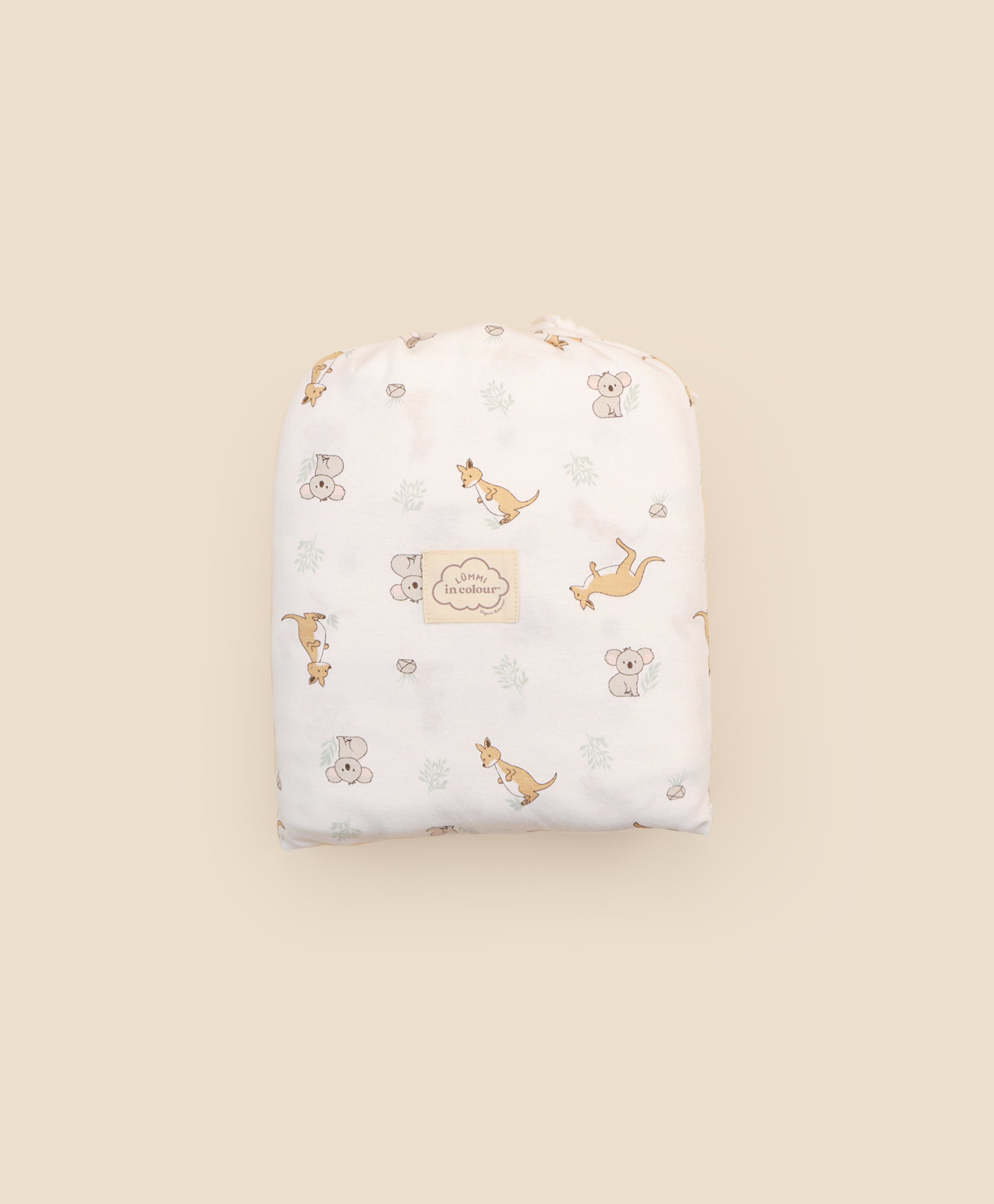 Cot sheet - Kangaroo & Koala