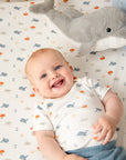 Cot sheet - Sea Lummi in Colour Babywear