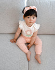Comfy Baby Leggings - Heather Pink Lūmmi in Colour™ Babywear
