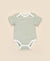 Comfy baby short sleeve bodysuit - Forest stripes Lummi in Colour Babywear