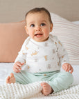 Slouchy Track Pants - Lime Green Lūmmi in Colour™ Babywear