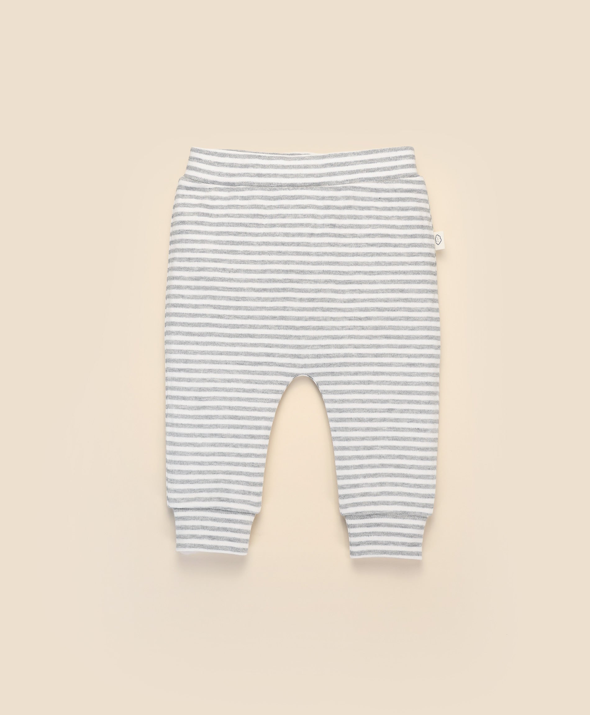 Comfy Baby Leggings - Grey stripes Lummi in Colour Babywear