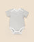 Comfy baby short sleeve bodysuit - Grey stripes Lummi in Colour Babywear
