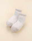 Baby Socks - Grey & white
