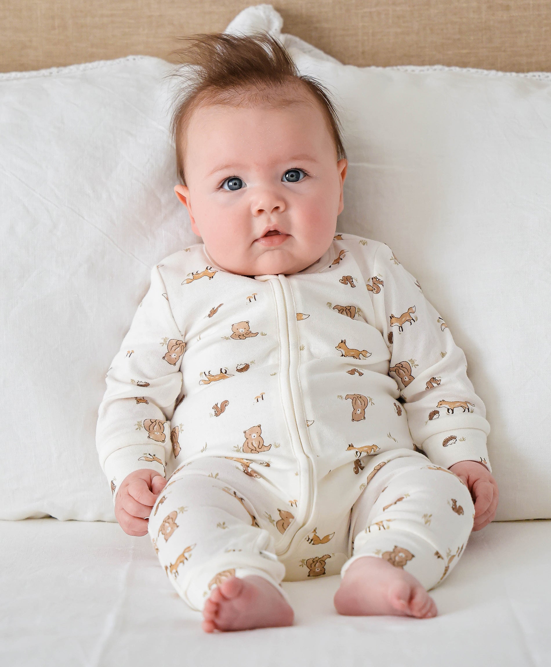 Growsuit - Bear & Fox Lummi in Colour Babywear