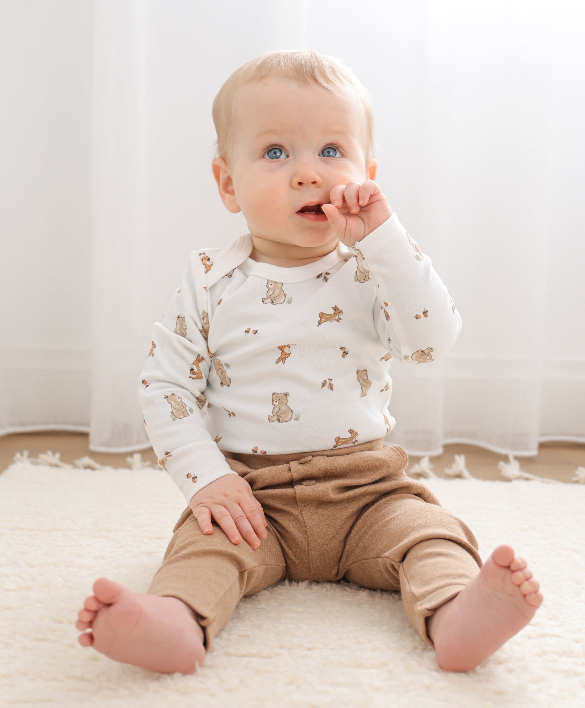 Long sleeve bodysuit - Bear & Bunny