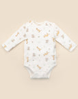 Baby long sleeve bodysuit - Kangaroo & koala Lummi in Colour Babywear