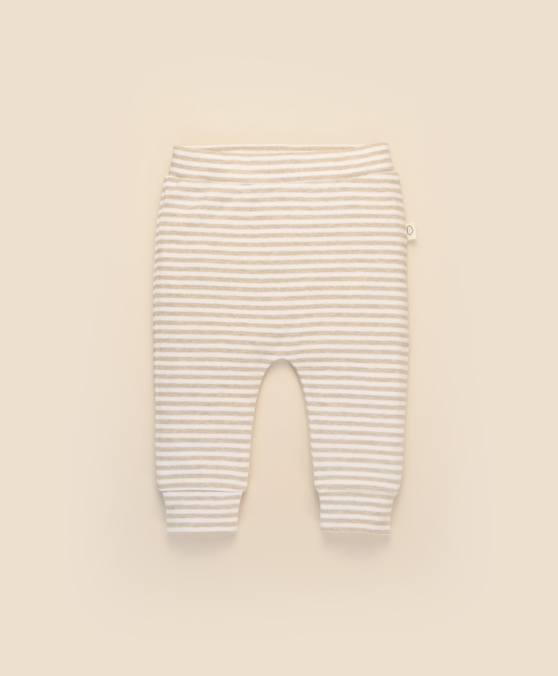 Comfy Baby Leggings - Oat stripes Lummi in Colour Babywear