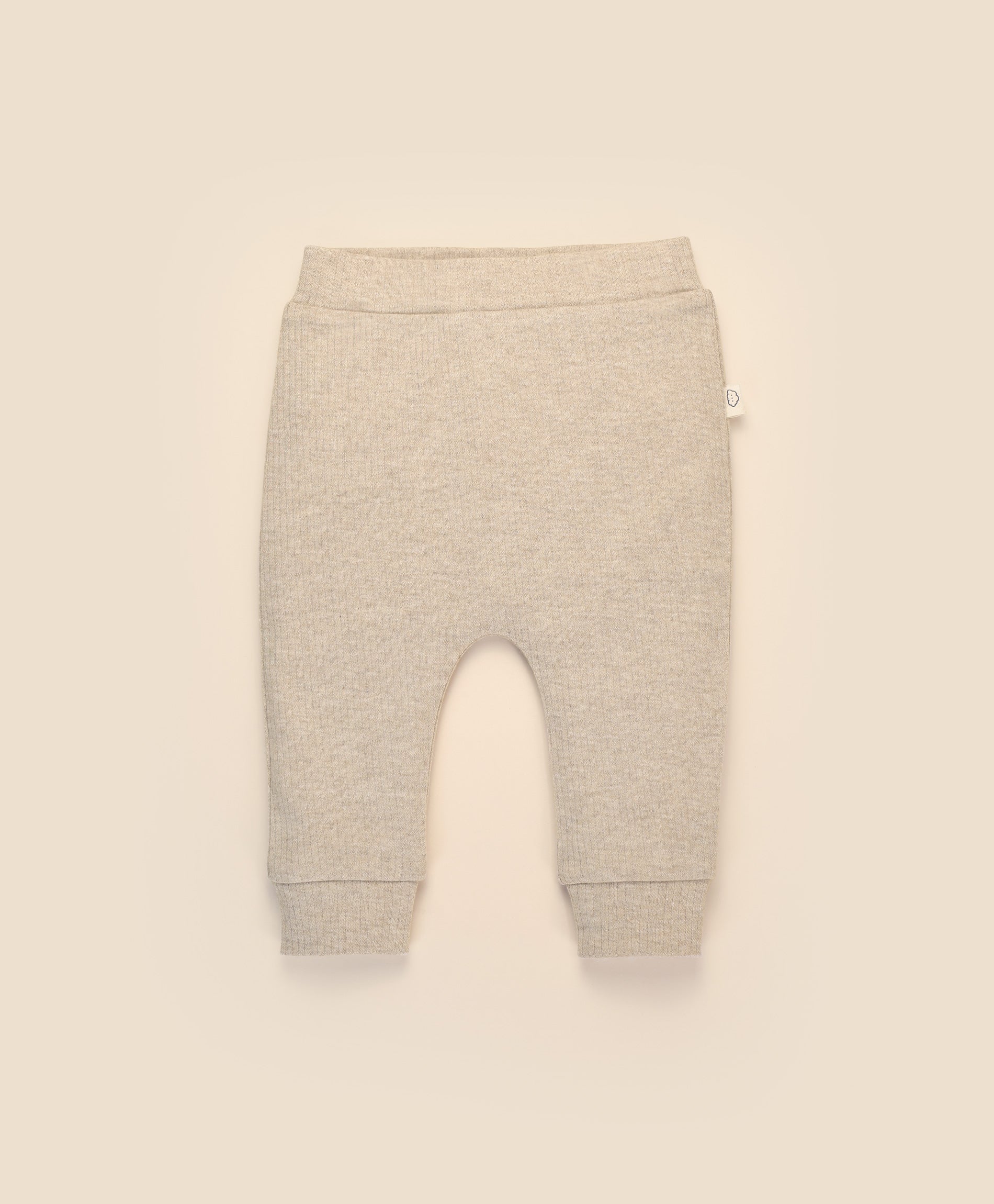 Comfy Baby Leggings - Heather oat Lummi in Colour Babywear