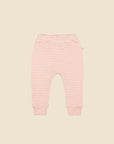 Comfy Baby Leggings - Heather Pink stripes Lūmmi in Colour™ Babywear