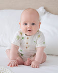 Comfy baby zip romper - Avocados Lummi in Colour Babywear