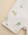 Comfy baby romper - Avocados