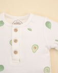 Comfy baby romper - Avocados