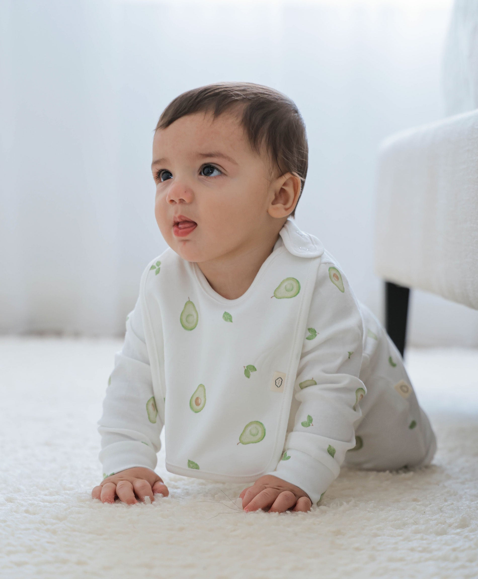 Baby bib - Avocados