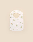 Round baby bib - Avocados