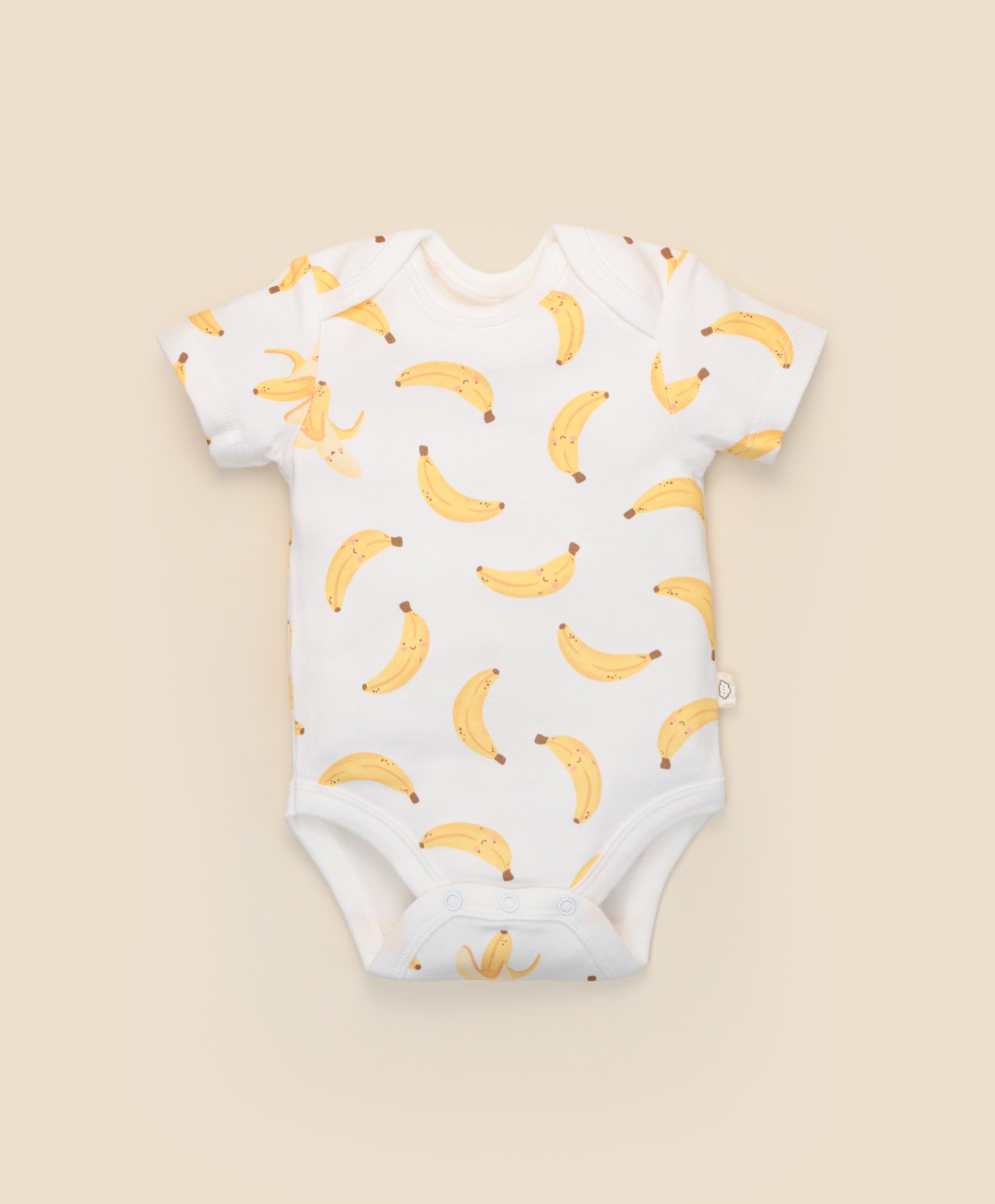 Short sleeve bodysuit - Bananas Lummi in Colour Babywear
