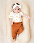 Short sleeve bodysuit - Bananas Lummi in Colour Babywear