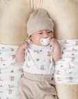 Short sleeve bodysuit - Bear & Fox Lummi in Colour Babywear