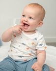 Short sleeve bodysuit - Sea Lummi in Colour Babywear