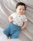 Short sleeve bodysuit - Sea Lummi in Colour Babywear