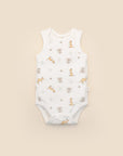 Singlet bodysuit - Kangaroo & koala Lummi in Colour Babywear
