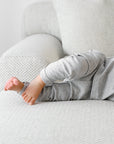 Slouchy Track Pants - Heather Grey Lūmmi in Colour™ Babywear