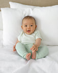 Baby T-Shirt - Green stripes Lūmmi in Colour™ Babywear