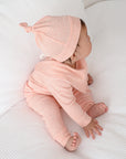 Comfy Beanie - Heather Pink Lūmmi in Colour™ Babywear