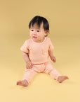 Comfy Baby Leggings - Heather Pink Lūmmi in Colour™ Babywear