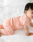 Comfy Baby Leggings - Heather Pink Lūmmi in Colour™ Babywear