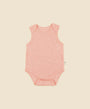 Comfy Baby Singlet Bodysuit - Heather Pink Lūmmi in Colour™ Babywear