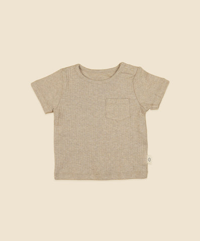 Comfy Baby T-Shirt - Heather Beige Lūmmi in Colour™ Babywear