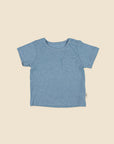 Comfy Baby T-Shirt - Heather Blue Lūmmi in Colour™ Babywear