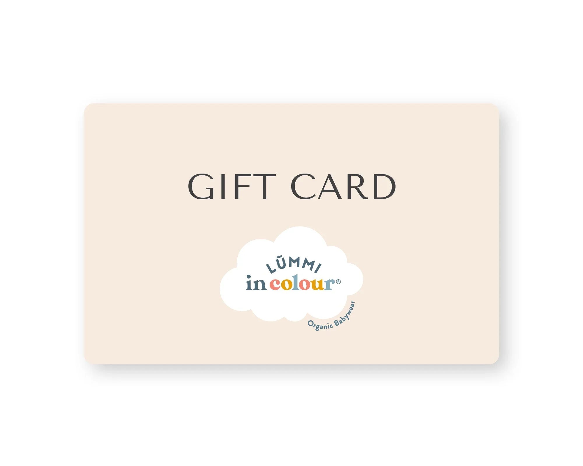 Lūmmi in Colour Gift Card Lūmmi in Colour Babywear
