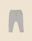 Slouchy Track Pants - Heather Grey